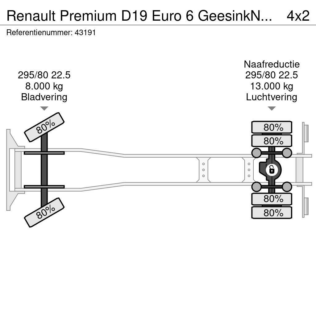 Renault Premium D19 Euro 6 GeesinkNorba MF 300, 16m³ Renovasjonsbil