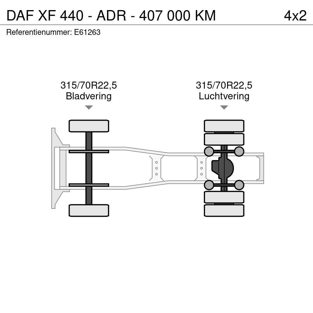 DAF XF 440 - ADR - 407 000 KM Trekkvogner