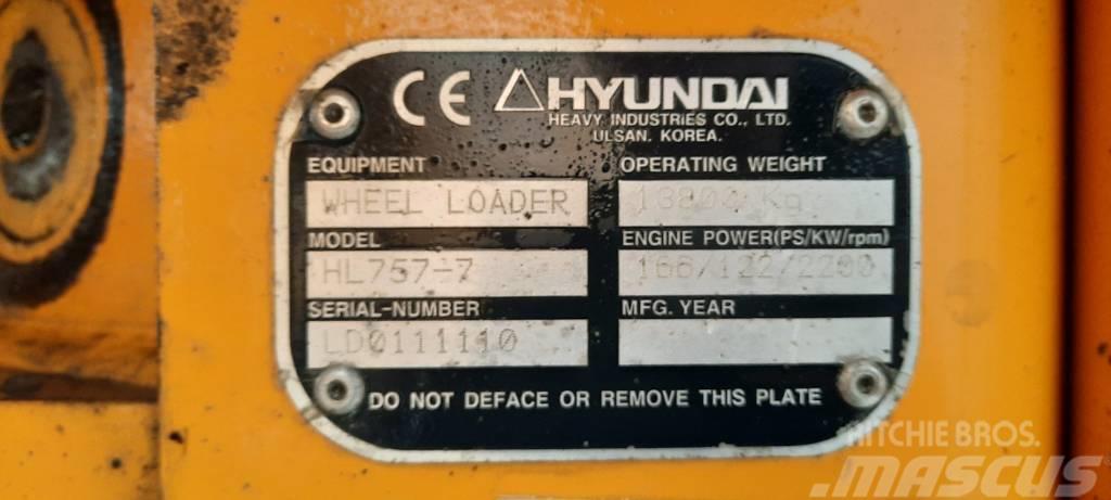 Hyundai HL 757-7 Hjullastere