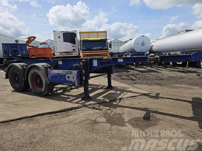 Krone 2 axle | container chassis | steel suspension | Bp Containerchassis Semitrailere