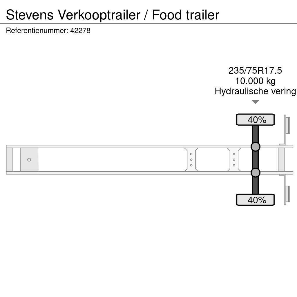 Stevens Verkooptrailer / Food trailer Frysetrailer Semi