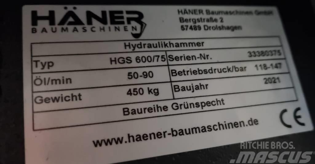  Häner HGS 600/75 Hydrauliske hammere
