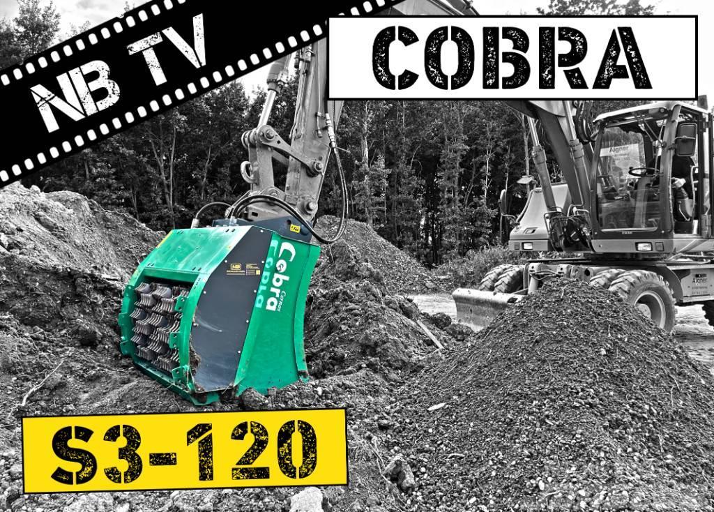 Cobra Siebschaufel S3-120 | Schaufelseparator Bagger Sorteringsskuffer
