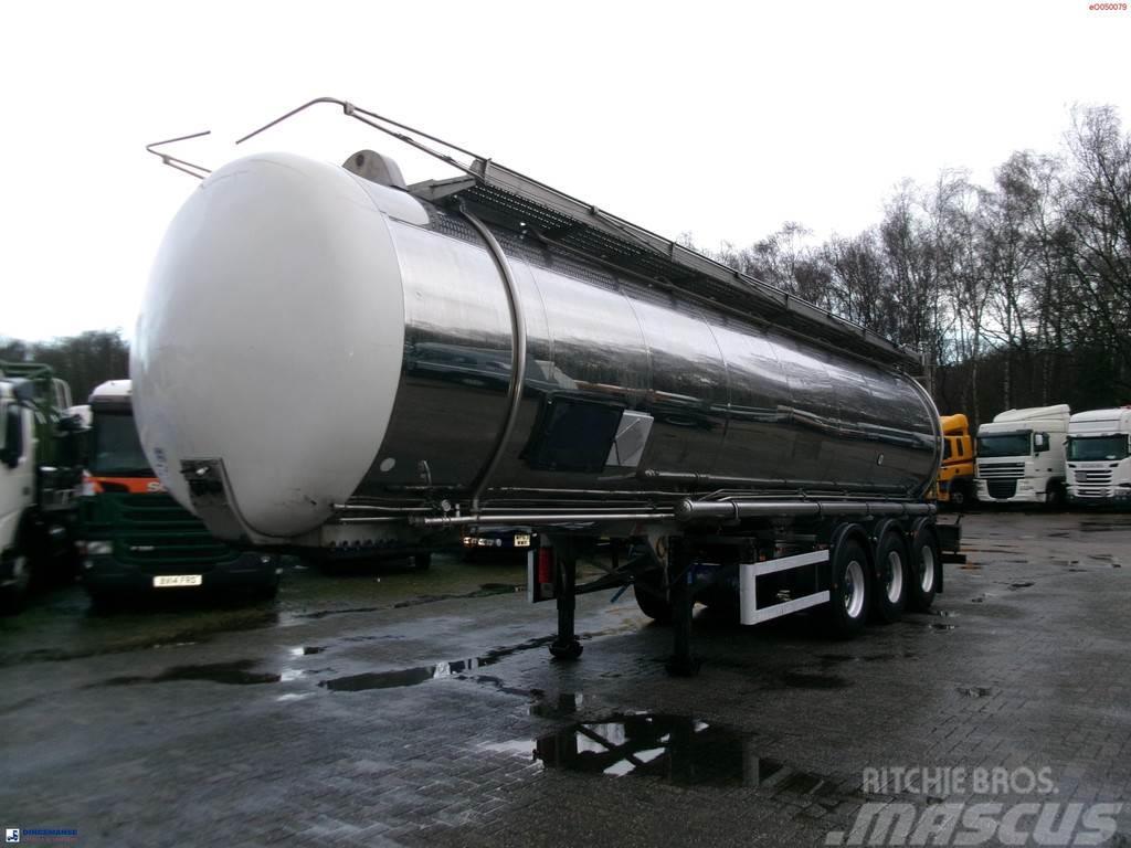 Indox Chemical tank inox L4BH 33.5 m3 / 1 comp Tanksemi