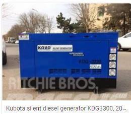 Kubota genset diesel generator set LOWBOY Diesel Generatorer