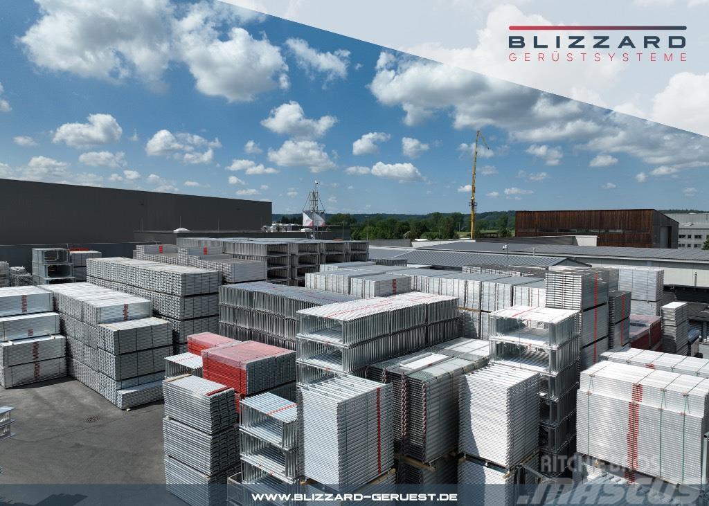 Blizzard S70 292,87 m² Alugerüst mit Holz-Gerüstbohlen Stillas