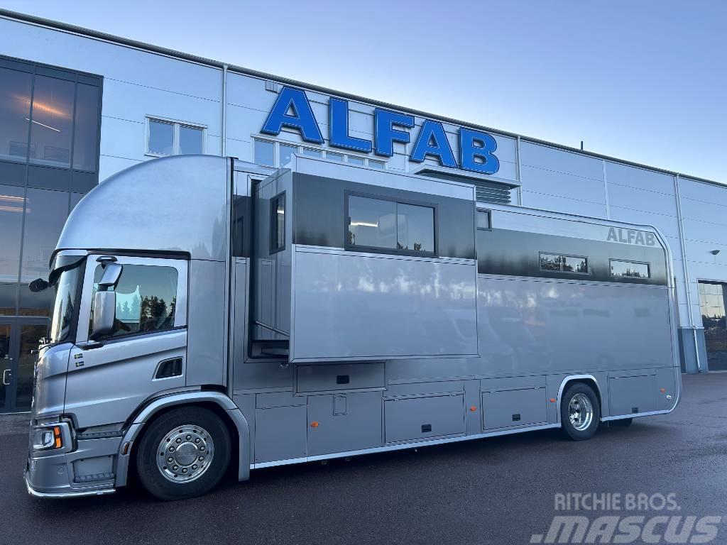 Scania P280 ALFAB Professional hästlastbil Dyretransport