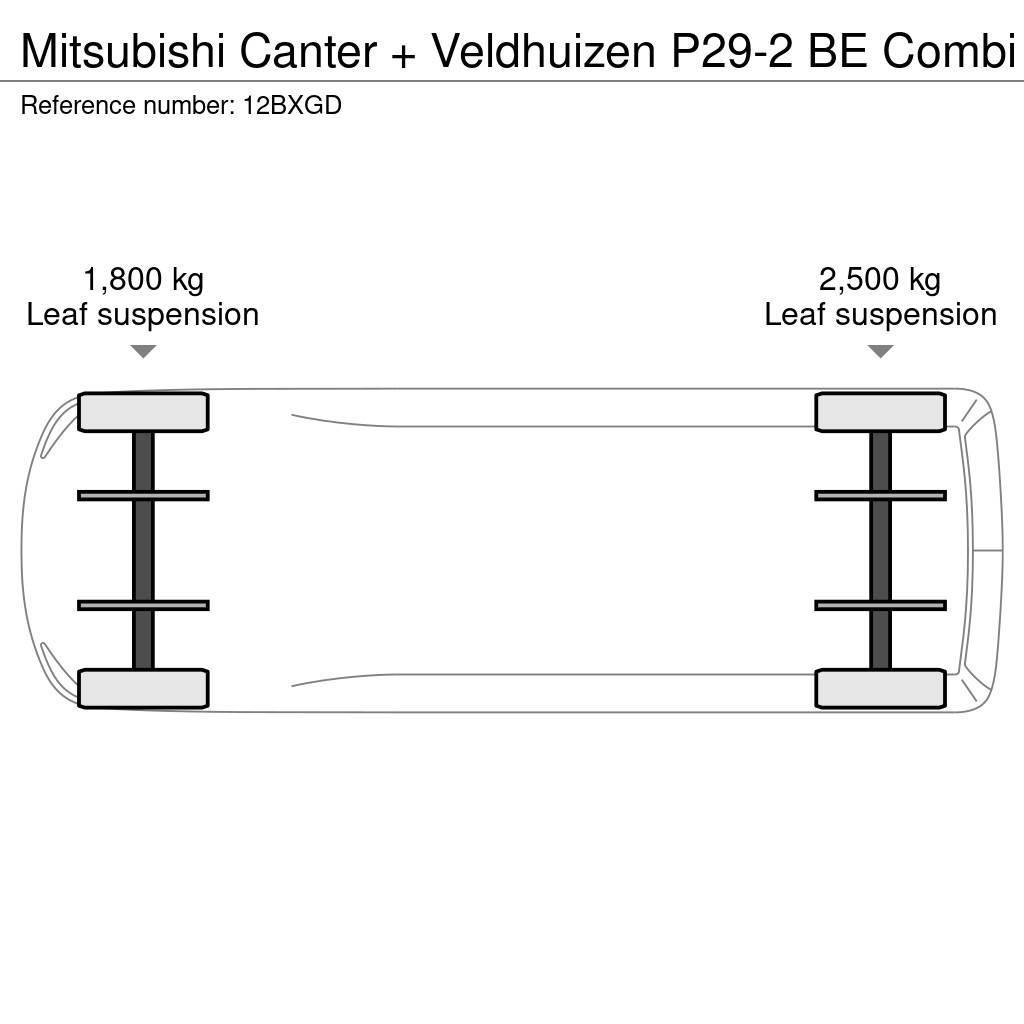 Mitsubishi Canter + Veldhuizen P29-2 BE Combi Andre varebiler
