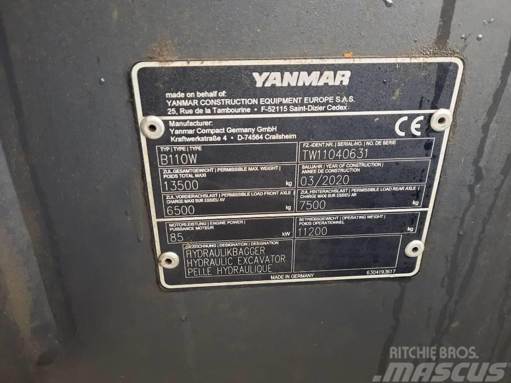 Yanmar B 110 W Hjulgravere