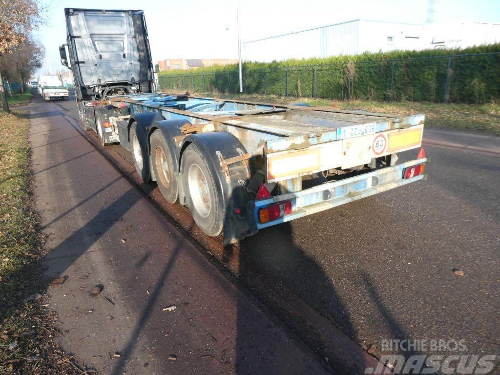 Van Hool 3B0049 30 ft Containerchassis Semitrailere