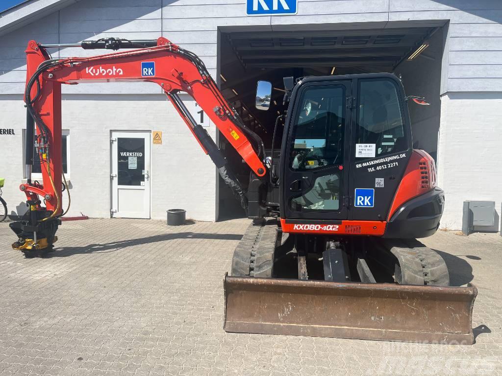 Kubota KX 080-4 Midigravere 7 - 12t