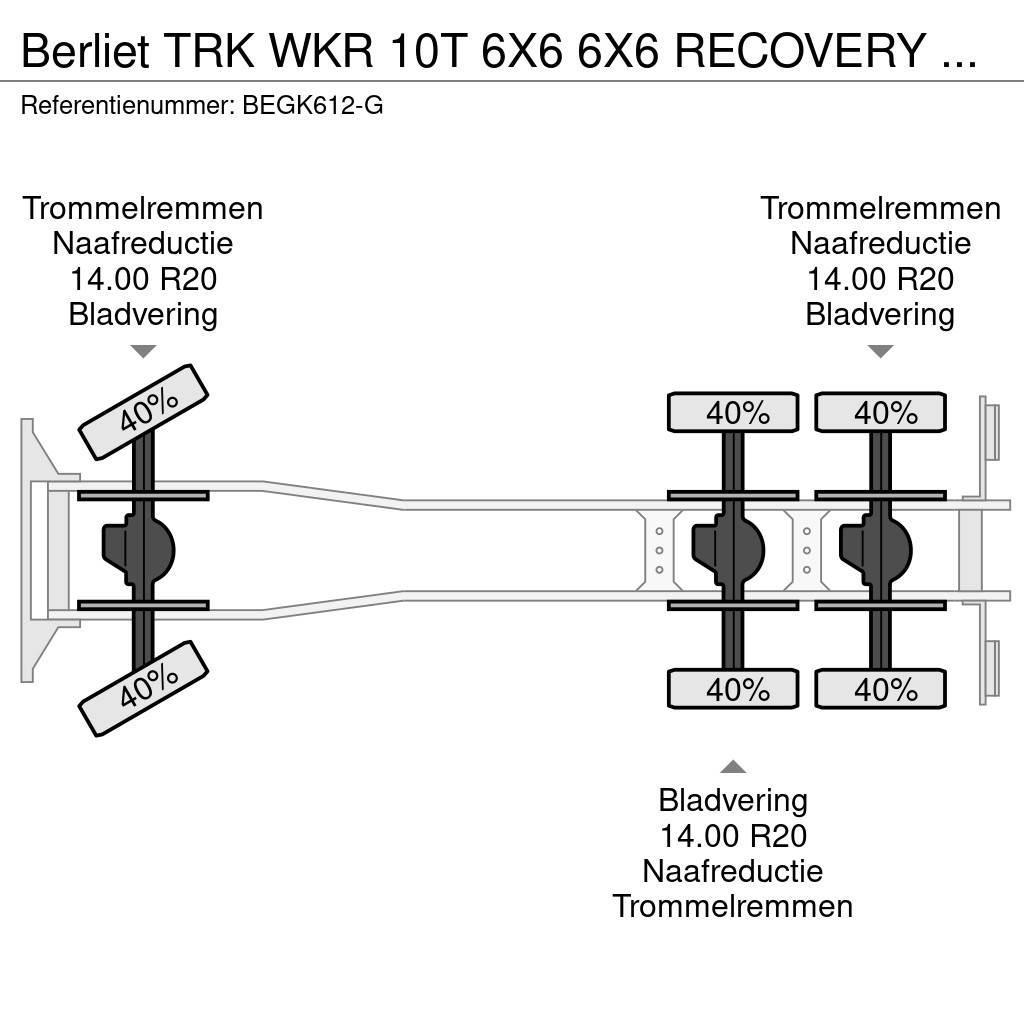 Berliet TRK WKR 10T 6X6 6X6 RECOVERY TRUCK 8589 KM Bergingsbiler