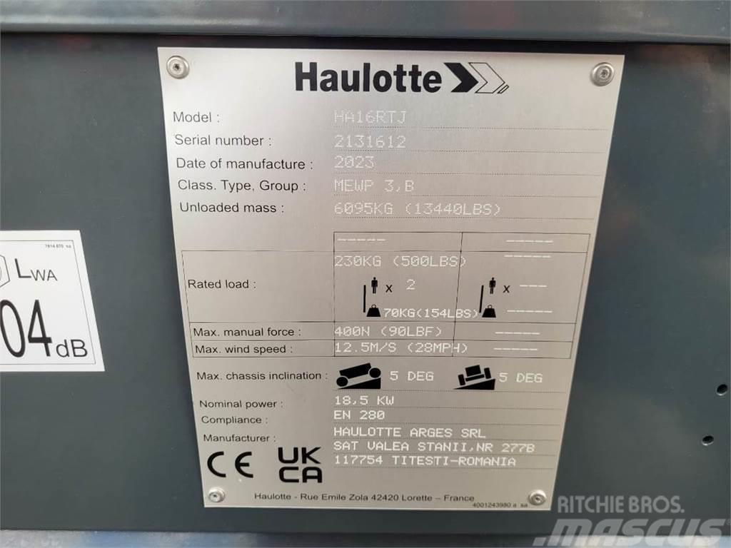 Haulotte HA16RTJ Valid Inspection, *Guarantee! Diesel, 4x4 Leddede bomlifter