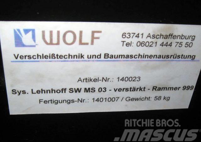 Wolf Schraubadapter MS03 zu Rammer 999 Hurtigkoblinger