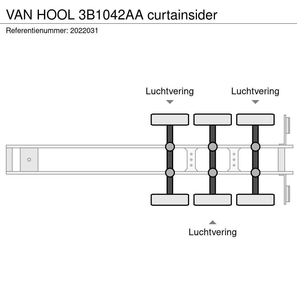 Van Hool 3B1042AA curtainsider Gardintrailer