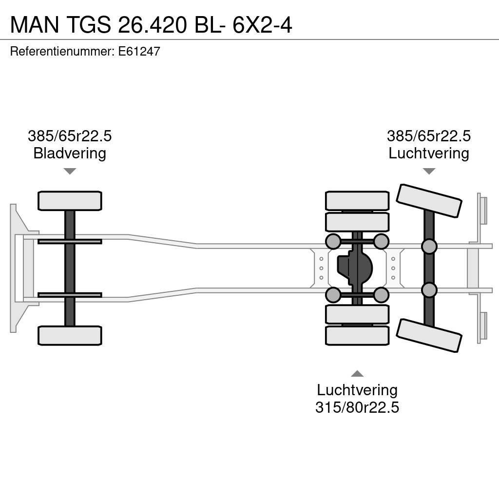 MAN TGS 26.420 BL- 6X2-4 Containerbil