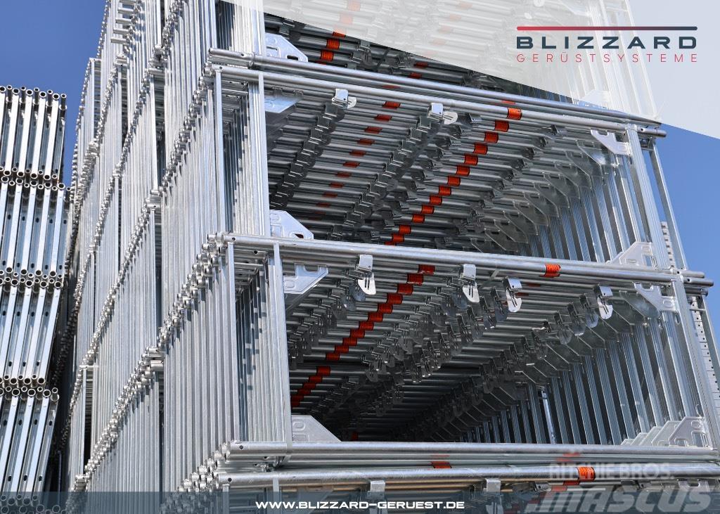  162,71 m² Neues Blizzard Stahlgerüst Blizzard S70 Stillas