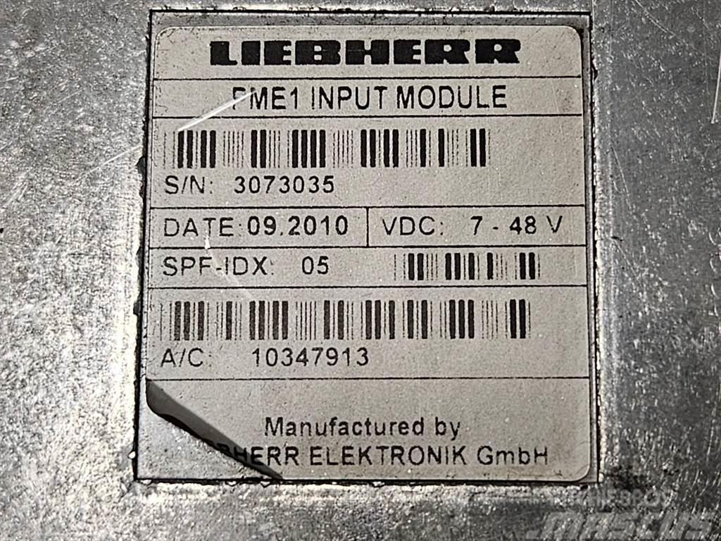 Liebherr LH80-10347913-PME1 INPUT-Control box/Steuermodul Lys - Elektronikk