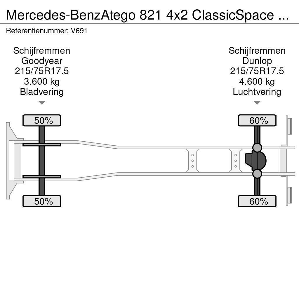 Mercedes-Benz Atego 821 4x2 ClassicSpace Euro6 - GeslotenBak 6.0 Skapbiler