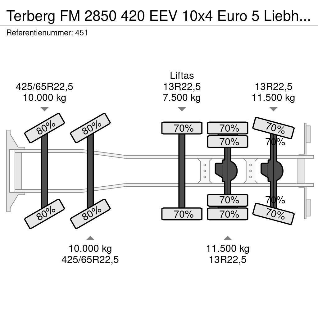 Terberg FM 2850 420 EEV 10x4 Euro 5 Liebherr 15 Kub Mixer Betongbiler