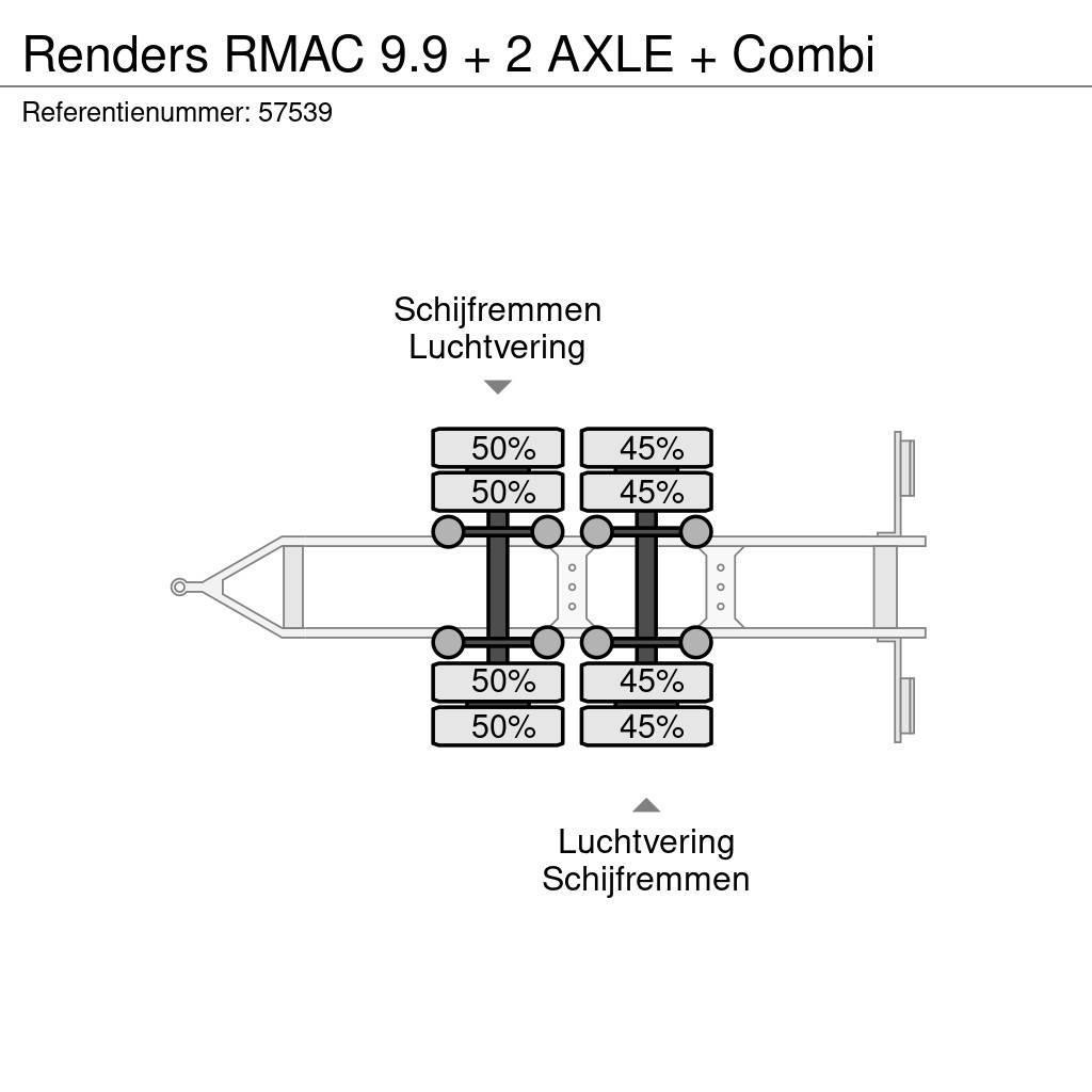 Renders RMAC 9.9 + 2 AXLE + Combi Skappåbygg