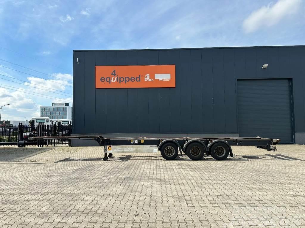 Schmitz Cargobull 45FT HC, empty weight: 4.240kg, BPW+drum, NL-chass Containerchassis Semitrailere