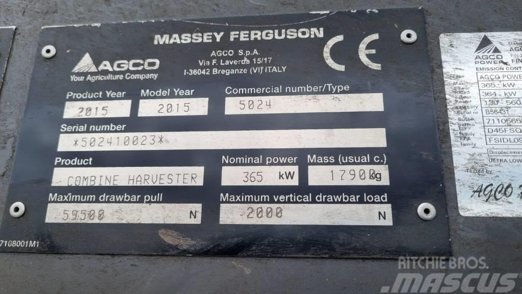 Massey Ferguson 9380 Skurtreskere