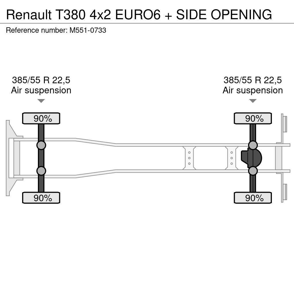 Renault T380 4x2 EURO6 + SIDE OPENING Skapbiler