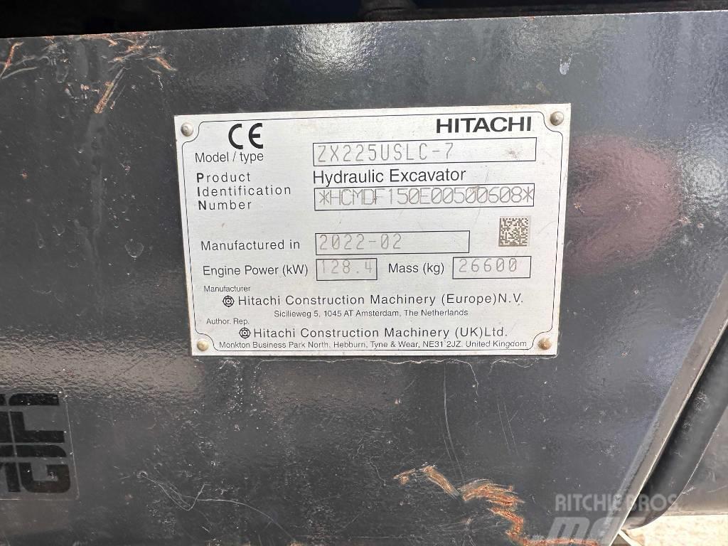 Hitachi ZX 225 uslc-7 Beltegraver