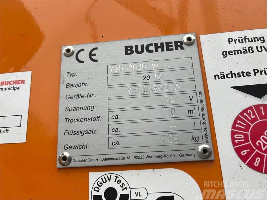 Bucher Gmeiner Streuer Streuautomat Yeti 2000 W E Andre Park- og hagemaskiner