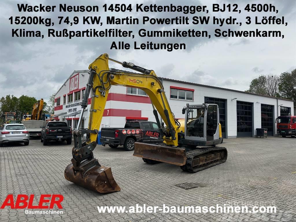 Wacker Neuson 14504 Kettenbagger Klima Martin Powertilt Beltegraver