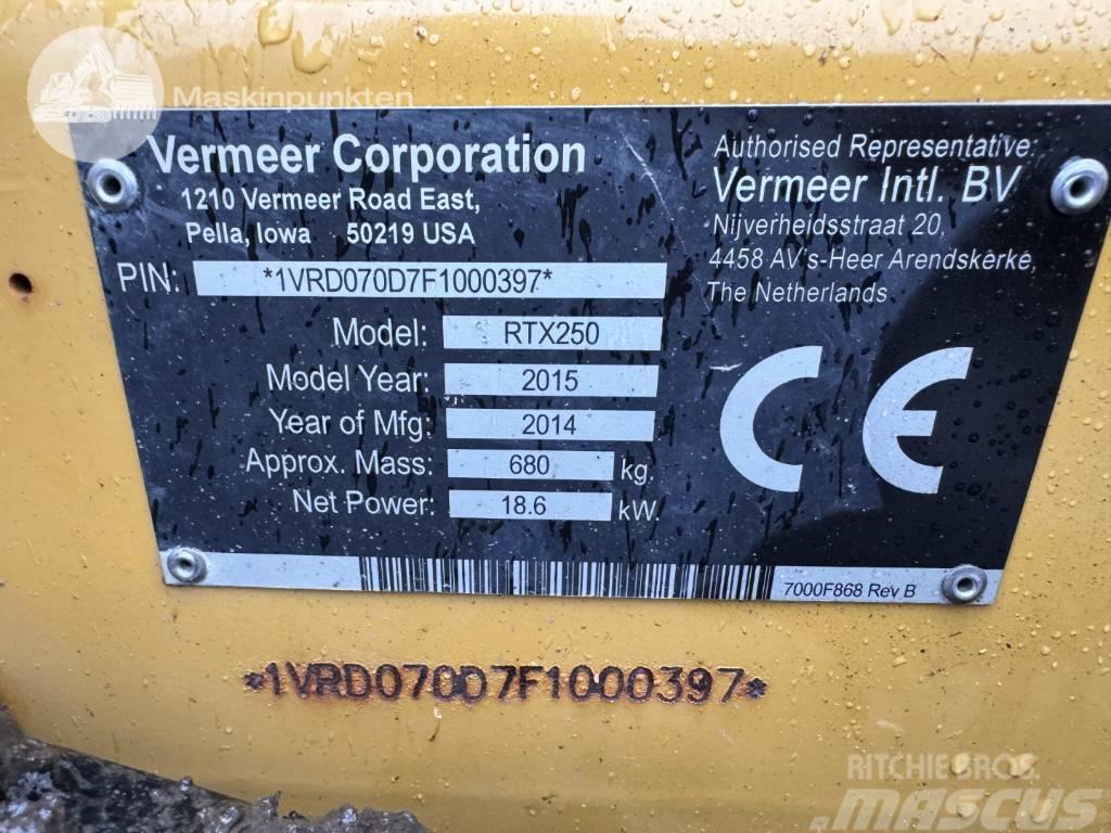 Vermeer RTX250 Kjedegravere