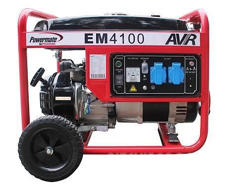  Powermate by Pramac EM4100 Bensin Generatorer