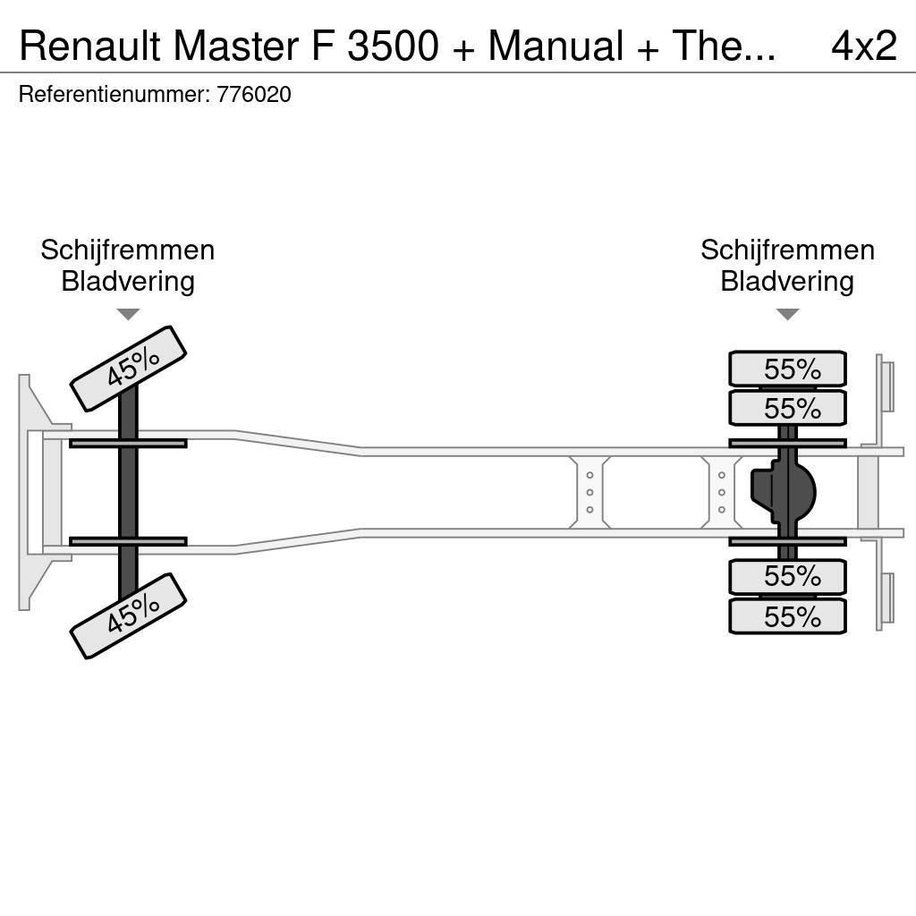 Renault Master F 3500 + Manual + Thermoking Skapbiler Frys/kjøl/varme