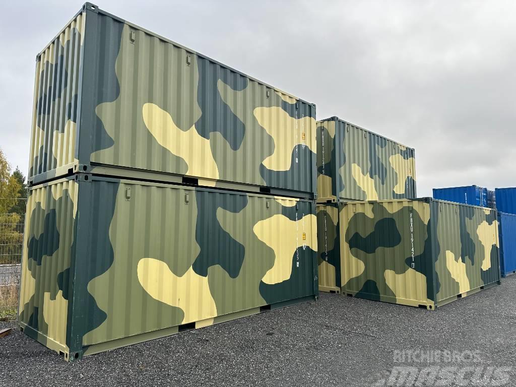  Sjöfartscontainer nya 20fots Camouflage Container Shipping containere