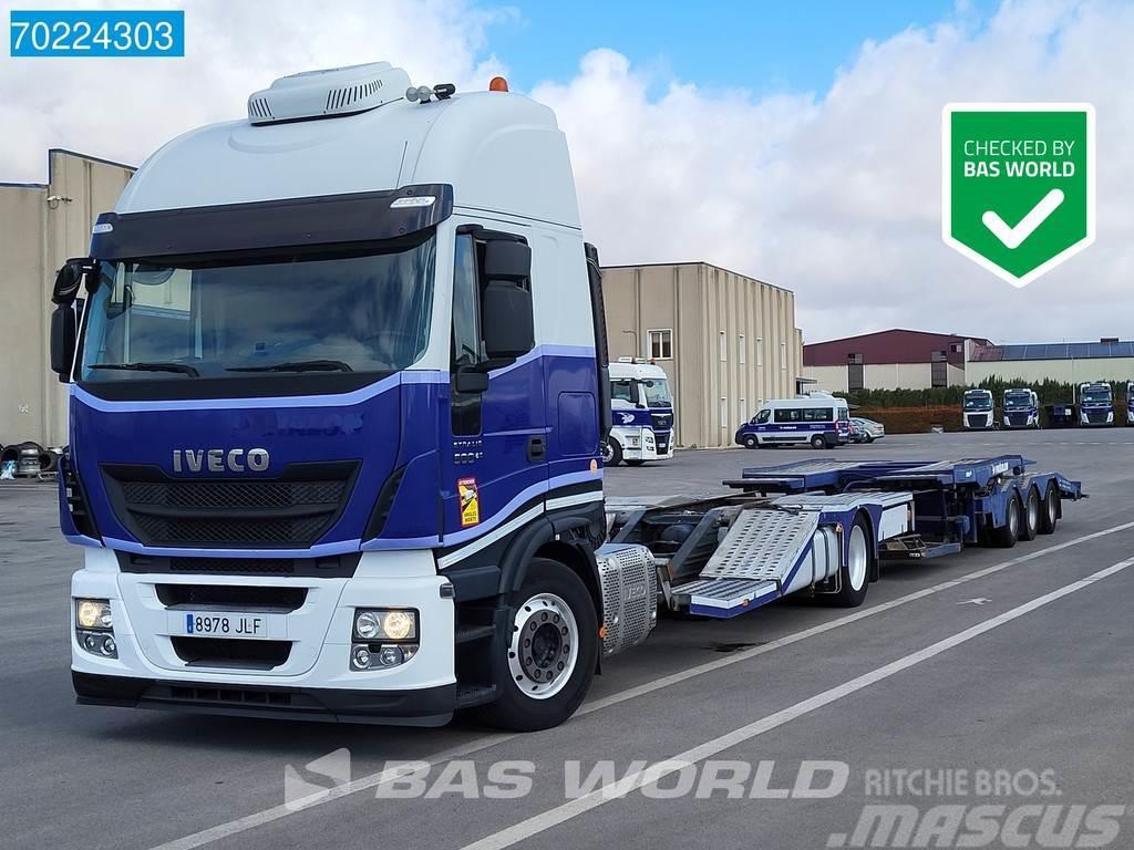 Iveco Stralis 500 4X2 ROLFO Truck transporter Standklima Biltransportere