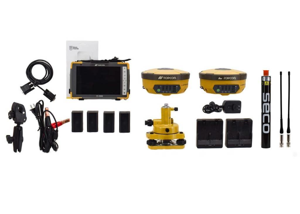 Topcon Dual Hiper V UHF II GPS Kit w/ FC-5000 & Pocket-3D Andre komponenter