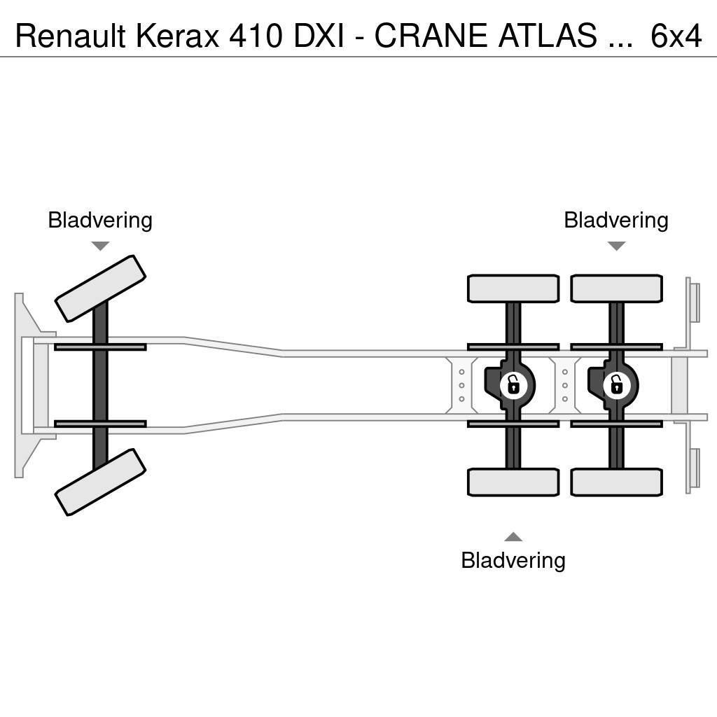 Renault Kerax 410 DXI - CRANE ATLAS 16T/M - 2 WAY TIPPER 6 Tippbil