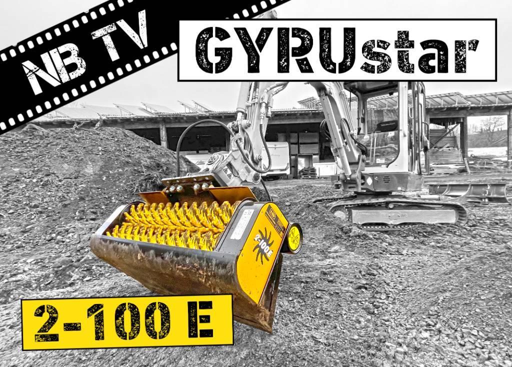 Gyru-Star 2-100E | Schaufelseparator für Minibagger Sorteringsskuffer