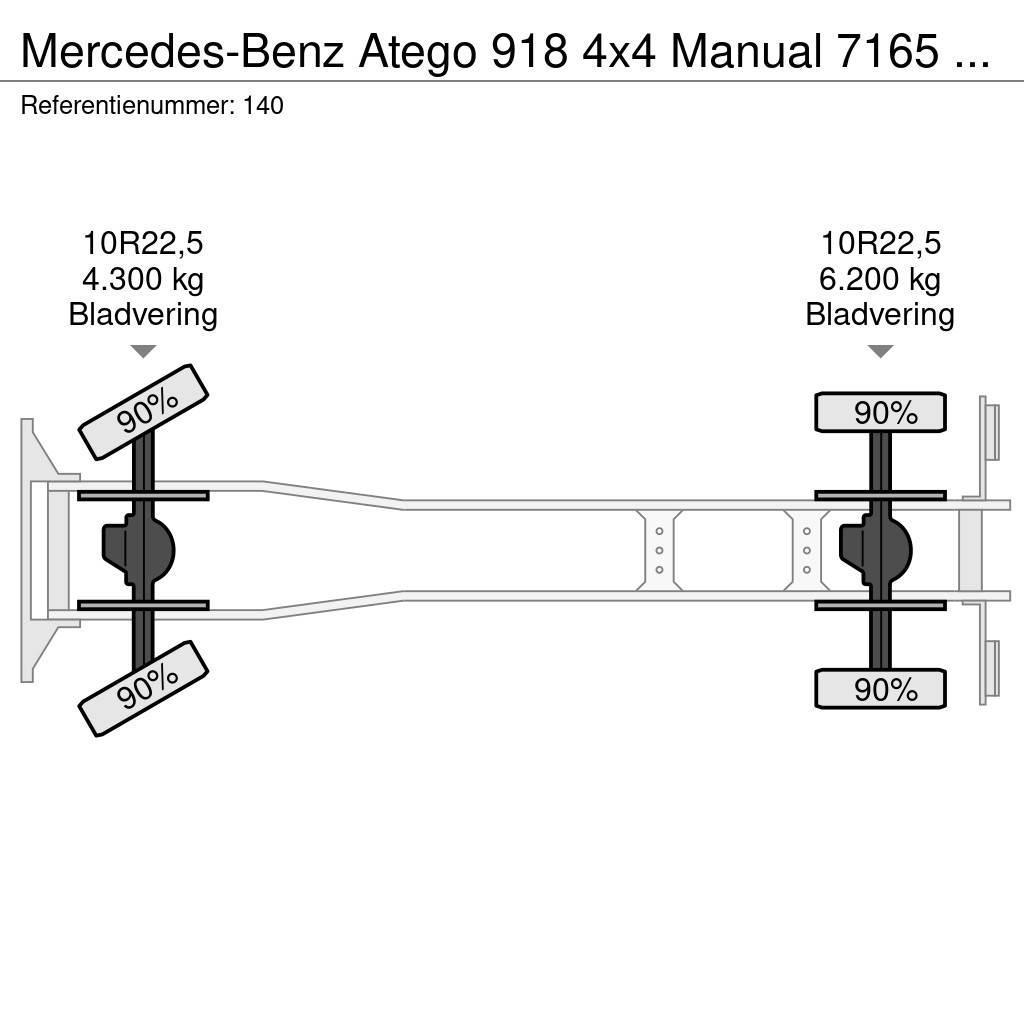 Mercedes-Benz Atego 918 4x4 Manual 7165 KM Generator Firetruck C Brannbil