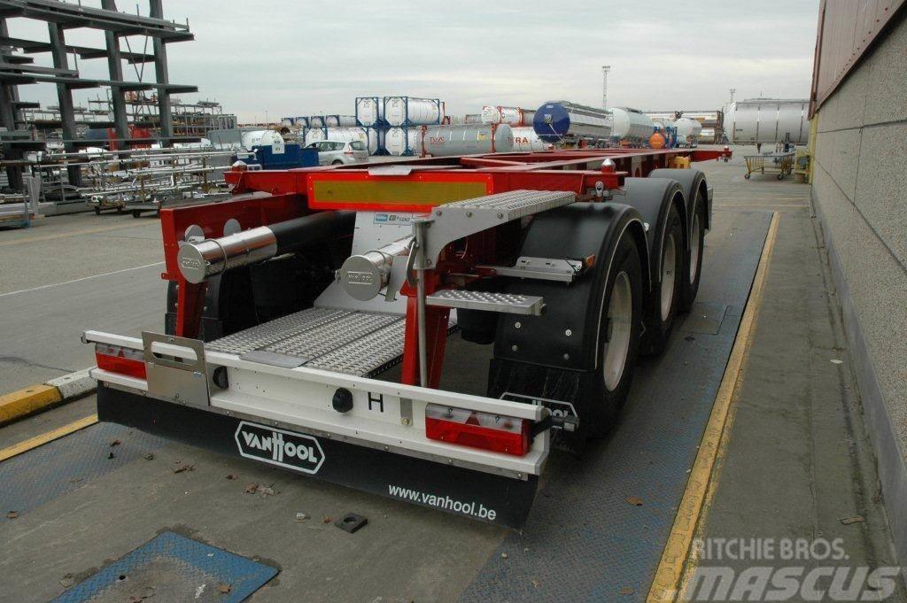 Van Hool 20" Tankchassis 3100 kg Containerchassis Semitrailere