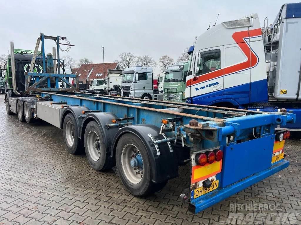 Desot 30FT Tipping Kip chassis APK 06-2024 €5750 Containerchassis Semitrailere