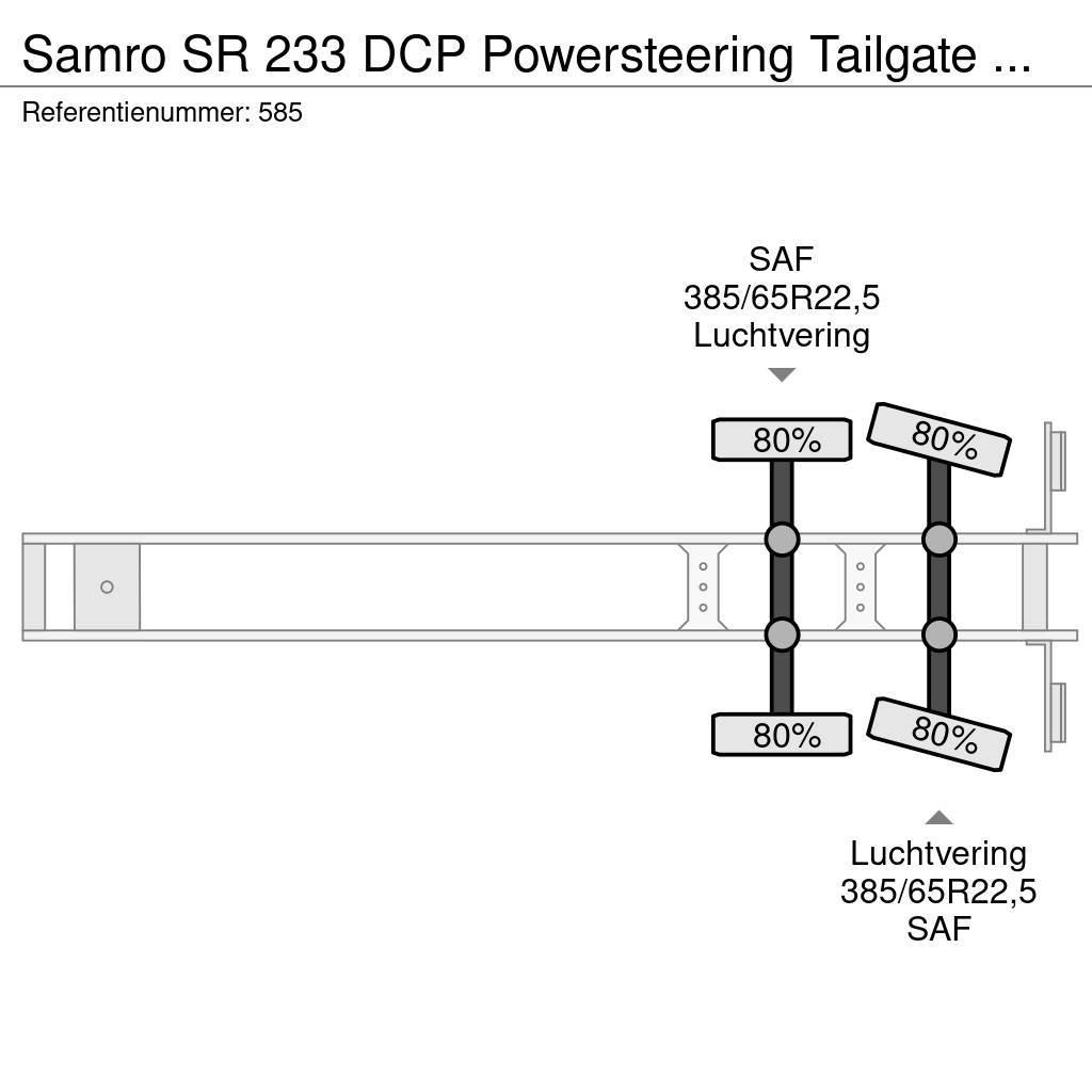 Samro SR 233 DCP Powersteering Tailgate NL Trailer! Lettisolert skaptrailer