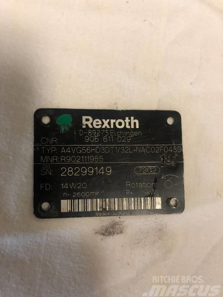 Rexroth A4VG56HD3DT1/32L-NAC02FO43D Andre komponenter