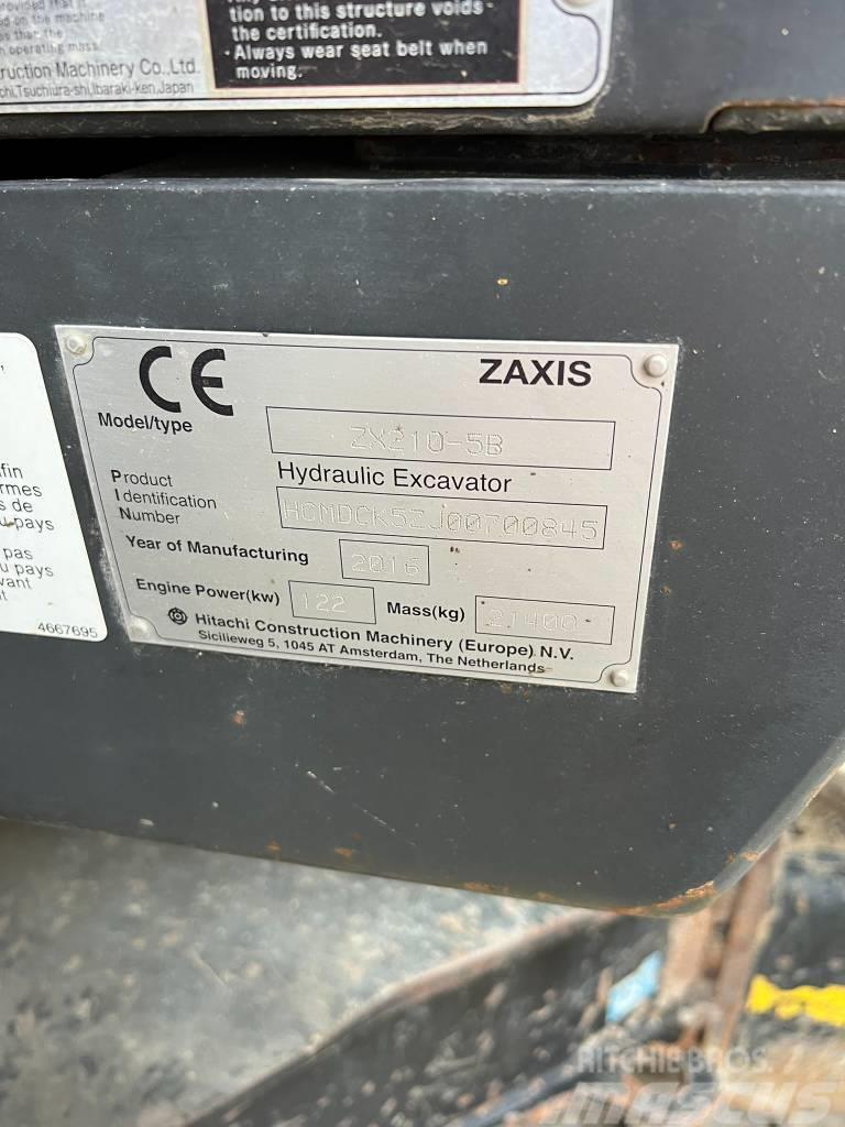 Hitachi ZX210LC Beltegraver