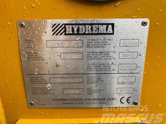Hydrema 922F Rammestyrte Dumpere