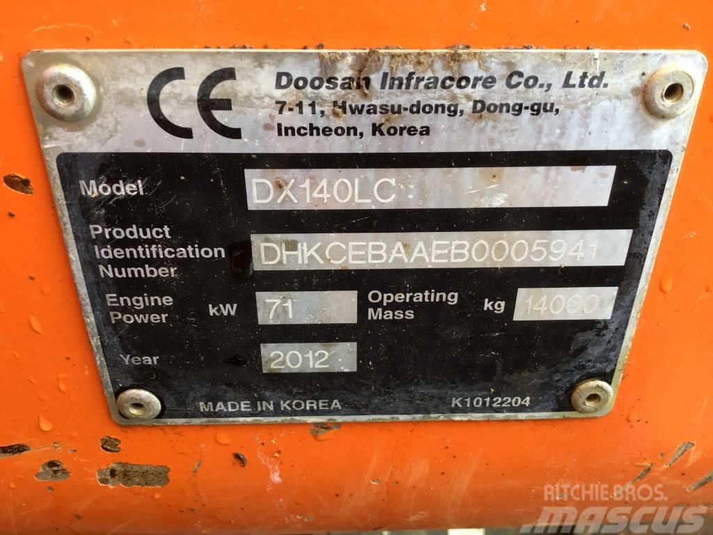 Doosan DX 140 LC Beltegraver