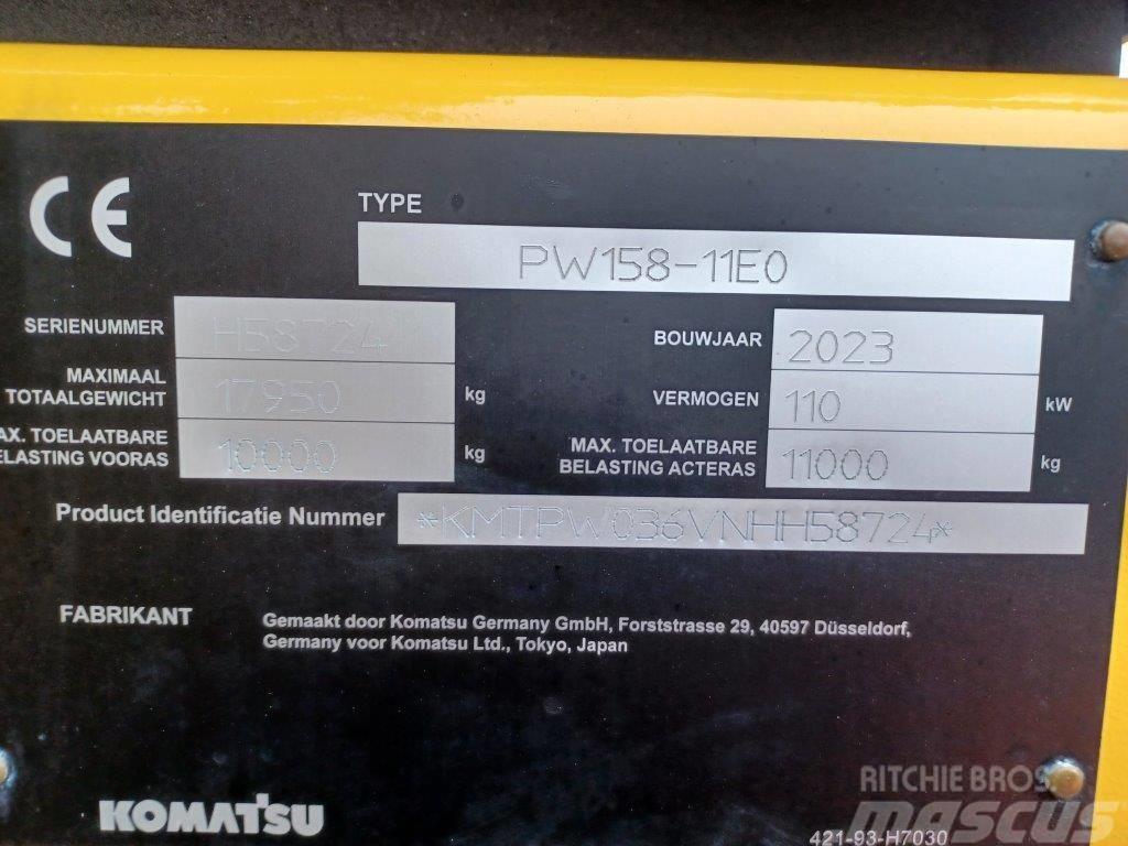Komatsu PW158-11E0 Hjulgravere