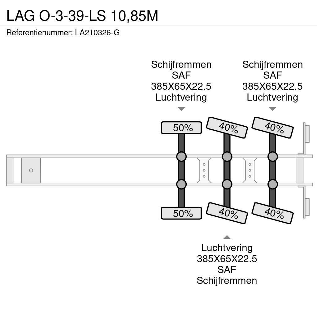 LAG O-3-39-LS 10,85M Planhengere semi