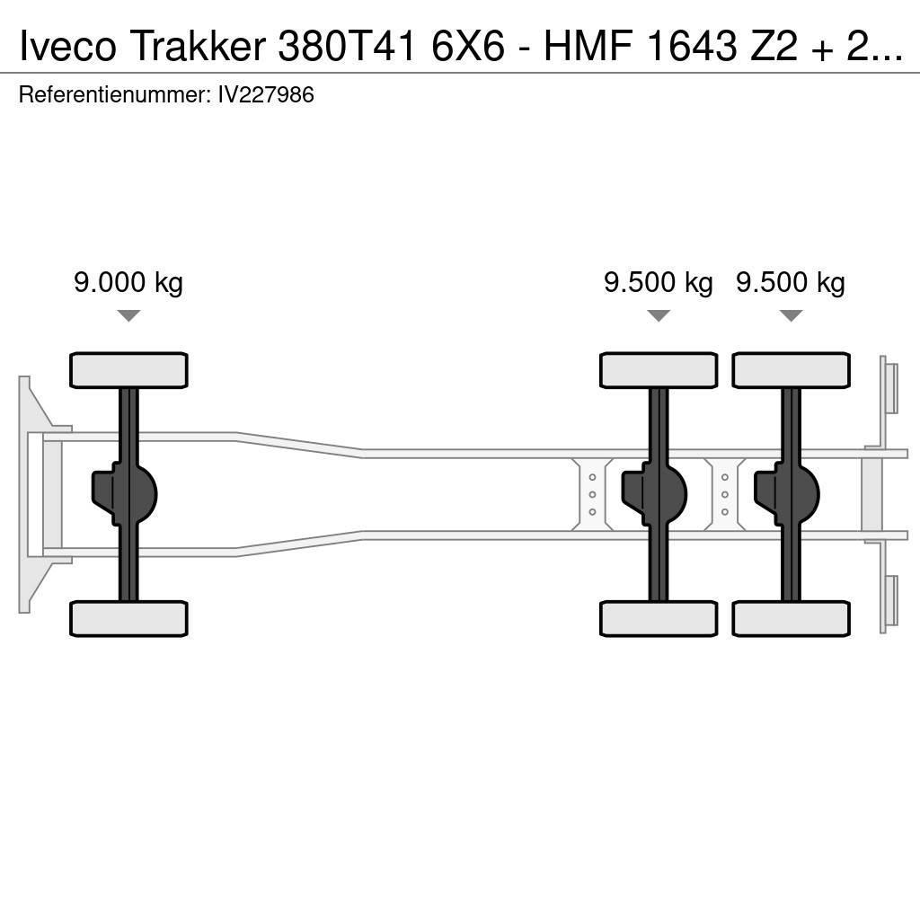 Iveco Trakker 380T41 6X6 - HMF 1643 Z2 + 2-WAY TIPPER Tippbil